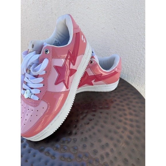 Bapesta Low M1 'Camo Combo - Pink' US size 8 No Box - Picture 5 of 7